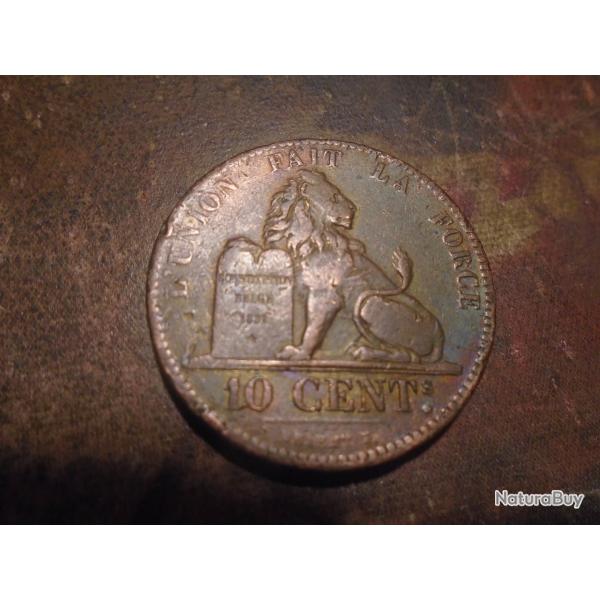 Monnaie 10 centimes leopold 1er belgique 1832