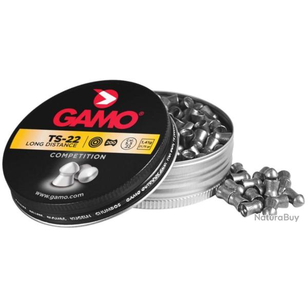 Plombs TS-22 Longue distance 5,5 mm - GAMO. Lot de 4 boites.