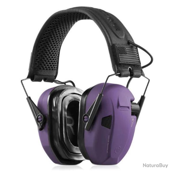 Savior Casque Antibruit Electroniques Violet