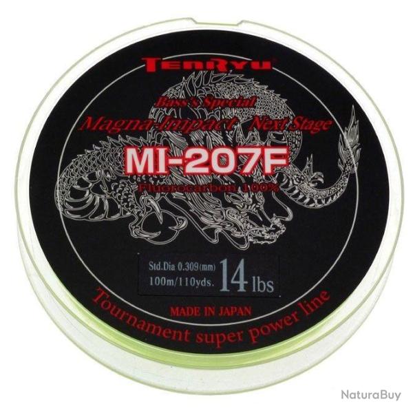 Fluorocarbone Tenryu MI 207 F 100m 0,19mm 5lb 100m Bronze