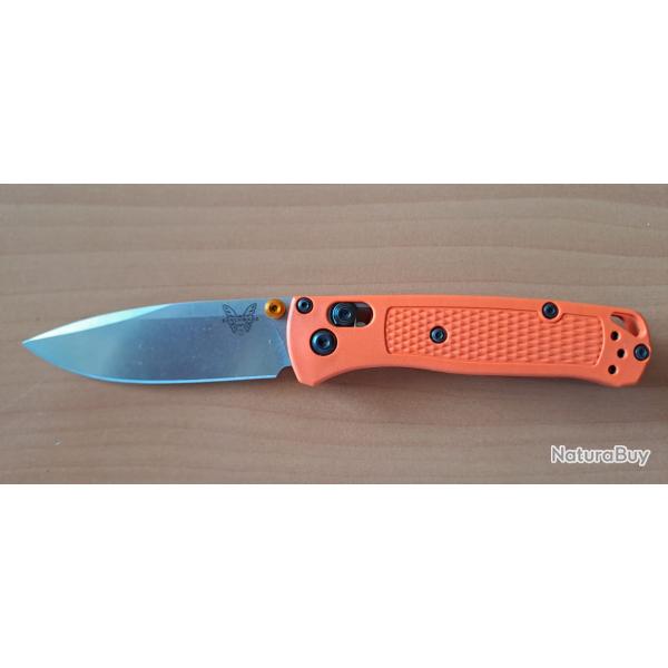 Couteau pliant BENCHMADE Mini Bugout Orange - Occasion