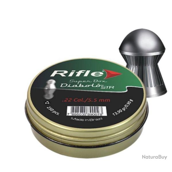 PLOMBS RIFLE DIABOLO STR TETE RONDE 5.5mm x250