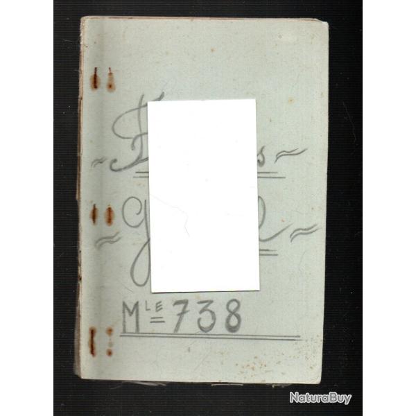 livret militaire brive , ann�es 20 , train , rappel� 1939 sanitaire auto