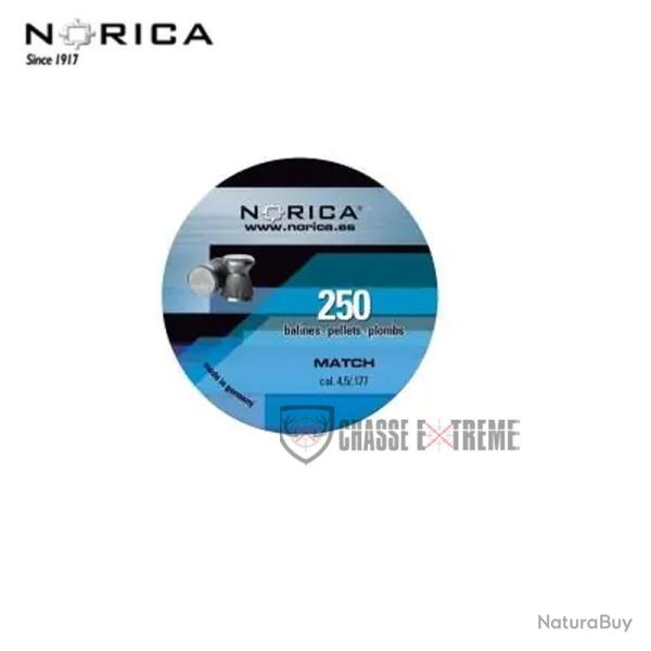 250 Plombs NORICA Match Cal 4.5mm
