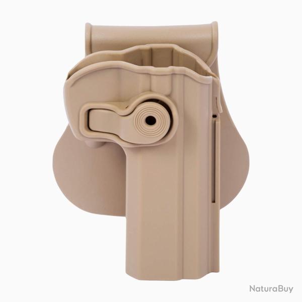 Holster LV2 CZ SP-01 Shadow Tan Droitier