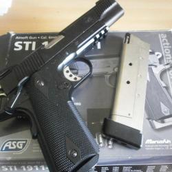 Pistolet Airsoft STI 1911 A1 6mm 0,7 joule pour pi&egrave;ces