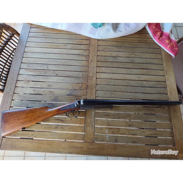 husqvarna 1877 ,coach gun a chien ,cal 20 , cat�gorie D