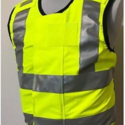 GILETS PARES BALLES ZIP POUR CHASSEUR HAUTE VISIBILITE