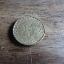 monnaie 500 pesetas juan carlos  1989