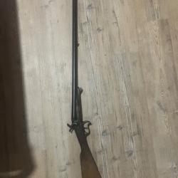 Fusil calibre 16 &agrave; broche lefaucheu