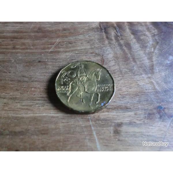monnaie r�publique tch�que 20 korun  2018