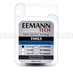 Jauge de calibre 9mm (9x19) - Ammo Chamber Checker / R&eacute;f ET-030020