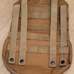 Sac Back Pack porte plaque couleur Tan et fixation molle airsoft