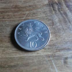 monnaie 10 pences  1975