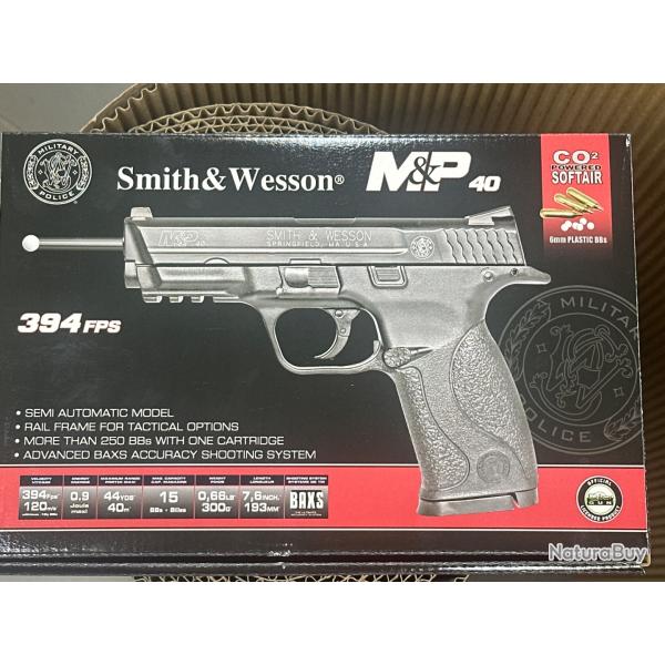 Smith et wesson M&P40 abs culasse fixeAirsoft