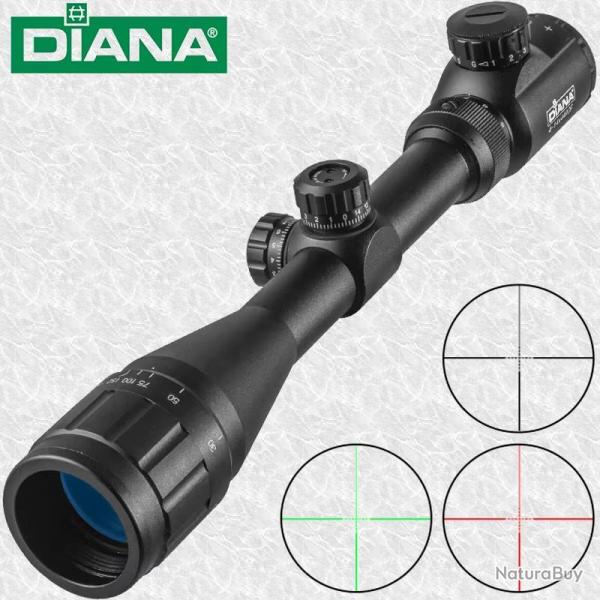 Lunette de tir Diana 4-14x44 Longue Distance - Colliers 22 mm inclus