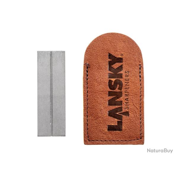 Pierre � Affuter Diamant�e de Poche Lansky Fine  Grain 600 avec �tui Cuir