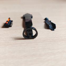 Guidon + oeilleton marbles arms bulls eye