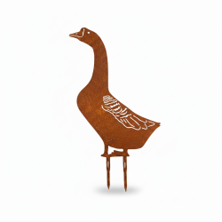 Oie en m&eacute;tal &agrave; planter - Silhouette de d&eacute;coration de jardin