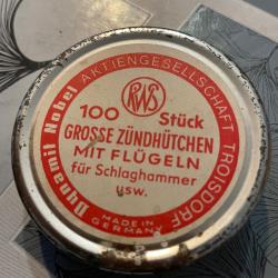 Bo&icirc;te de grosses amorces &agrave; ailettes RWS