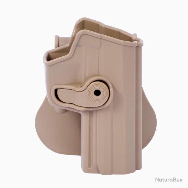Holster LV2 Heckler & Koch USP Full-size 9mm/.40 Tan Droitier