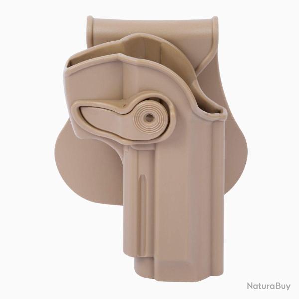 Holster LV2 Taurus PT92/PT92 rail/PT99/PT100/PT101 Tan Droitier