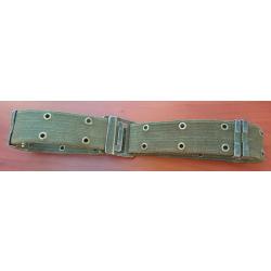 Authentique ceinturon militaire de foyer en toile Mle 1950/53 - TAP 50/53 - TTA