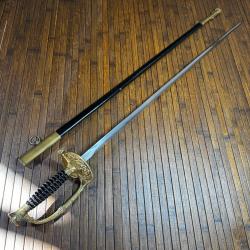 &Eacute;P&Eacute;E D'OFFICIER DE MARINE TYPE 1837 3 eme R&Eacute;PUBLIQUE