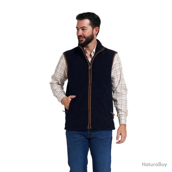 JACK PYKE GILET POLAIRE COUNTRYMAN NAVY TAILLE XXL