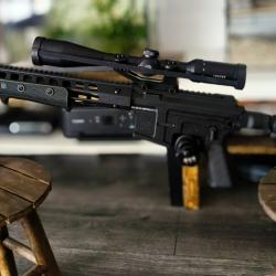 Carabine &agrave; pompe TROY INDUSTRIES Straight Pull P.A.R 18" cal.222 Rem kit sniper.