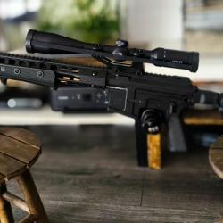 Carabine &agrave; pompe TROY INDUSTRIES Straight Pull P.A.R 18" cal.222 Rem kit sniper.