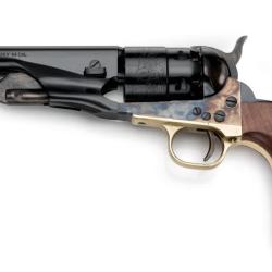REVOLVER &Agrave; POUDRE NOIRE PIETTA COLT 1860 ARMY SHERIFF ACIER 5.375" .44 PN