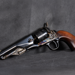 REVOLVER &Agrave; POUDRE NOIRE PIETTA COLT 1861 NAVY SHERIFF ACIER 5.375" .36 PN