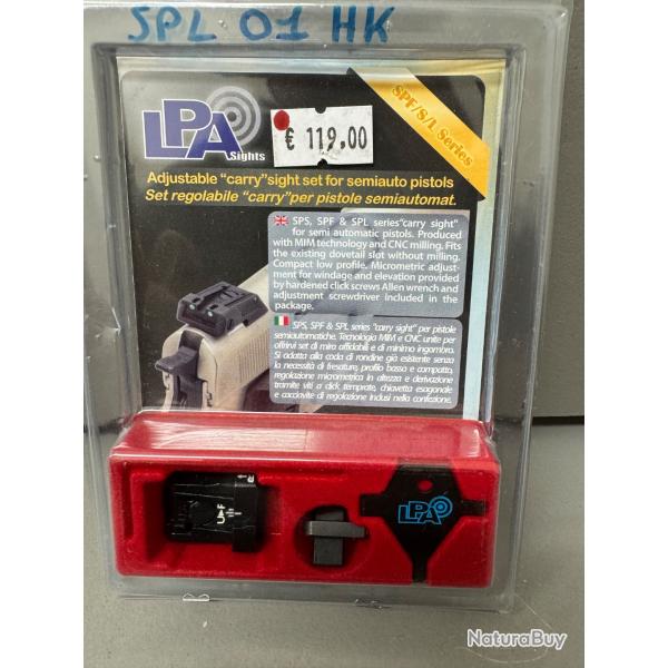 Hausse LPA Pour H&K P30 P45 Sfp9 Vp9 Vp9 Striker DESTOCKAGE