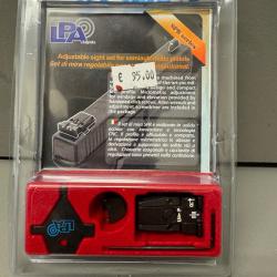 LPA SPR36GL/18 - GLOCK HAUSSE R&Eacute;GLABLE ET GUIDON pour mod&egrave;le de 17a34 DESTOCKAGE