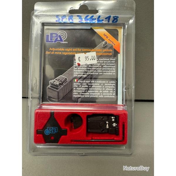 LPA SPR36GL/18 - GLOCK HAUSSE R�GLABLE ET GUIDON pour mod�le de 17a34 DESTOCKAGE