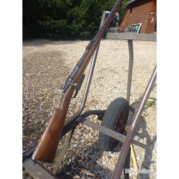 Vends fusil Mauser Belge. modele 1889. calibre d'origine