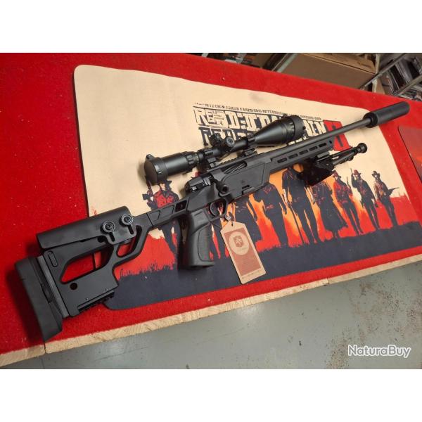 ATA ARMS TURQUA ALR CAL.308 WIN + LUNETTE + SILENCIEUX + MALLETTE + BIPIED