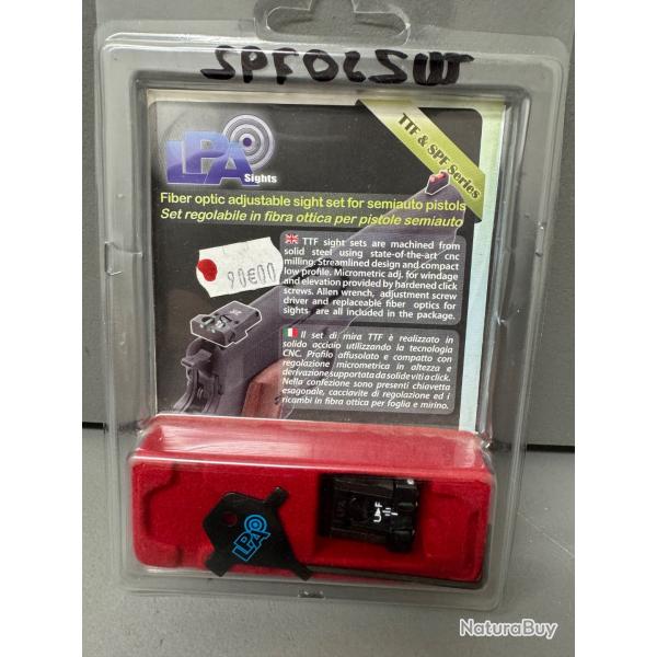 Hausse et guidon pistolet Smith & Wesson SPF02SW LPA DESTOCKAGE