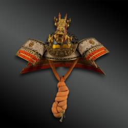 CASQUE de GUERRE appel&eacute; KABUTO, de type za-boshi - Japon - P&eacute;riode Meiji (1868-1910)