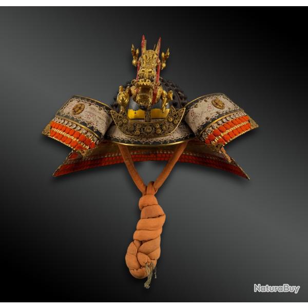 CASQUE de GUERRE appel� KABUTO, de type za-boshi - Japon - P�riode Meiji (1868-1910)