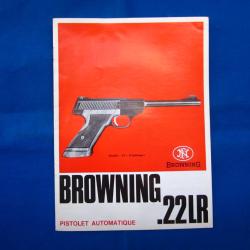 Notice d'origine pistolet Browning 22Lr mod&egrave;le tir challenger