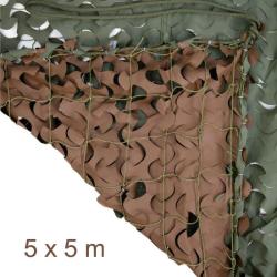 Filet de Camouflage First&reg; S-Circle Cut (For&ecirc;t) - 5 x 5 m&egrave;tres