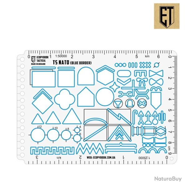 Normographe Tactique TZ OTAN - ECOPYBOOK
