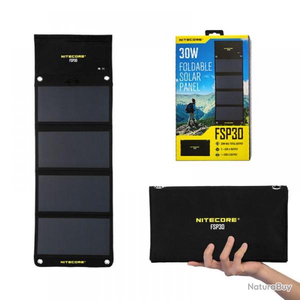 Panneau solaire portable Nitecore FSP30 - 30W