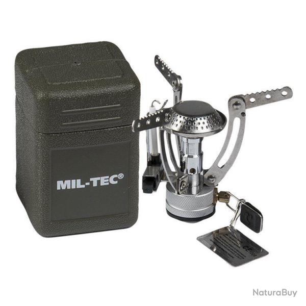 R�chaud � gaz pour bivouac - Mil-Tec� - 3000 W (pour cartouche � visser)