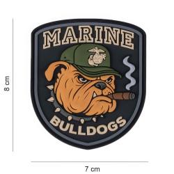 Patch 3D velcro militaire &laquo; Marine Bulldogs &raquo;
