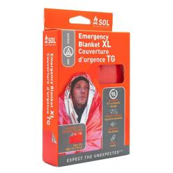 Couverture de survie orange SOL XL - (pour 2 personnes) Orange