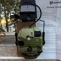 casque &eacute;lectronique yehkma green ranger