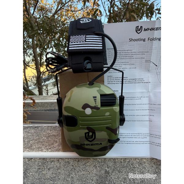 casque �lectronique yehkma green ranger